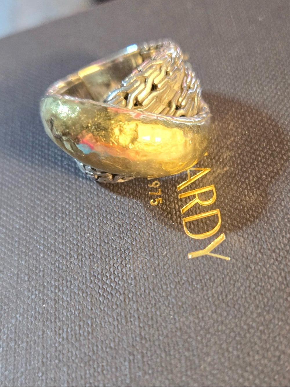JOHN HARDY CLASSIC CHAIN CROSSOVER RING - Picture 11 of 11